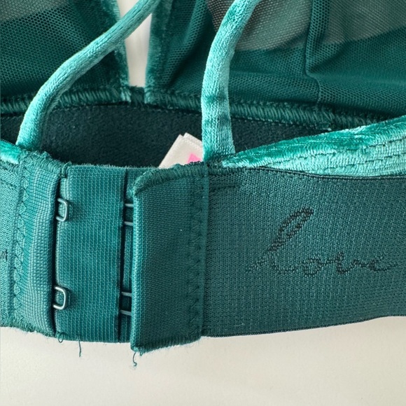 Victoria’s Secret love PINK crushed velvet triangle strappy bralette size XS - Picture 8 of 13